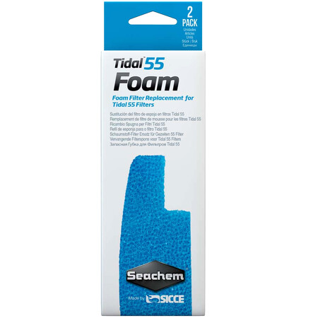 seachem Replacement Foam (2 pack) voor Tidal 55